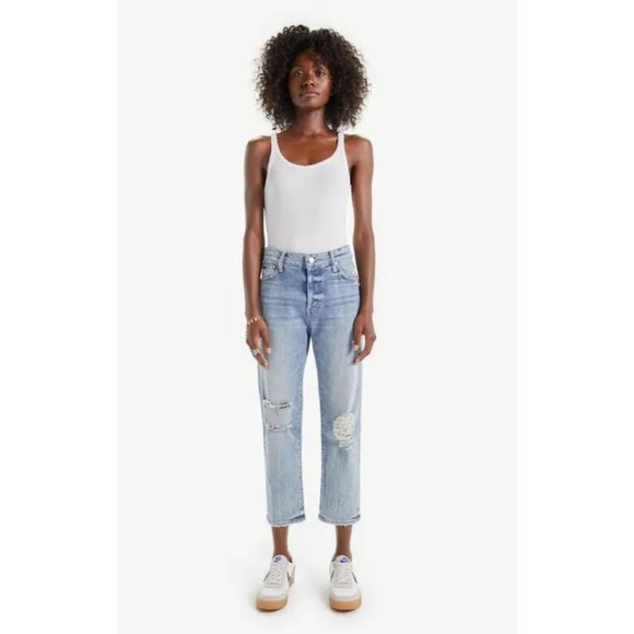 Mother Superior The Scrapper Ankle Wicked Wild Calling Jeans 26 - Picture 1 of 6